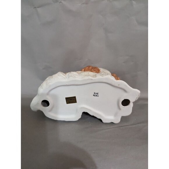 Homco Home Interiors 1434 Cocker Spaniel Dog W/ Puppies Figurine Vintage - Picture 9 of 10